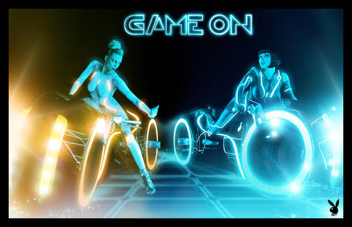 Tron: Эволюция - "TRON Girl" говорите? TRON Playboy Tribute!!!